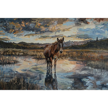 Farm Animal Oil Canvas